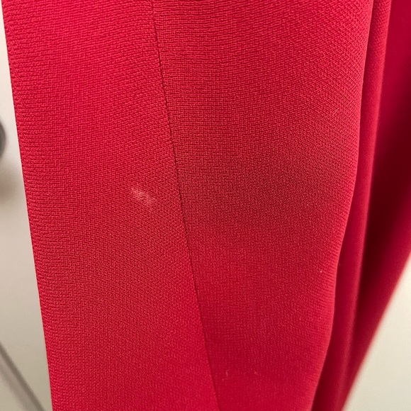 Andrea Polizzi for Rex Lester Red Spaghetti Strap Dress w/ Back Slit (Size 4) - Picture 5 of 9